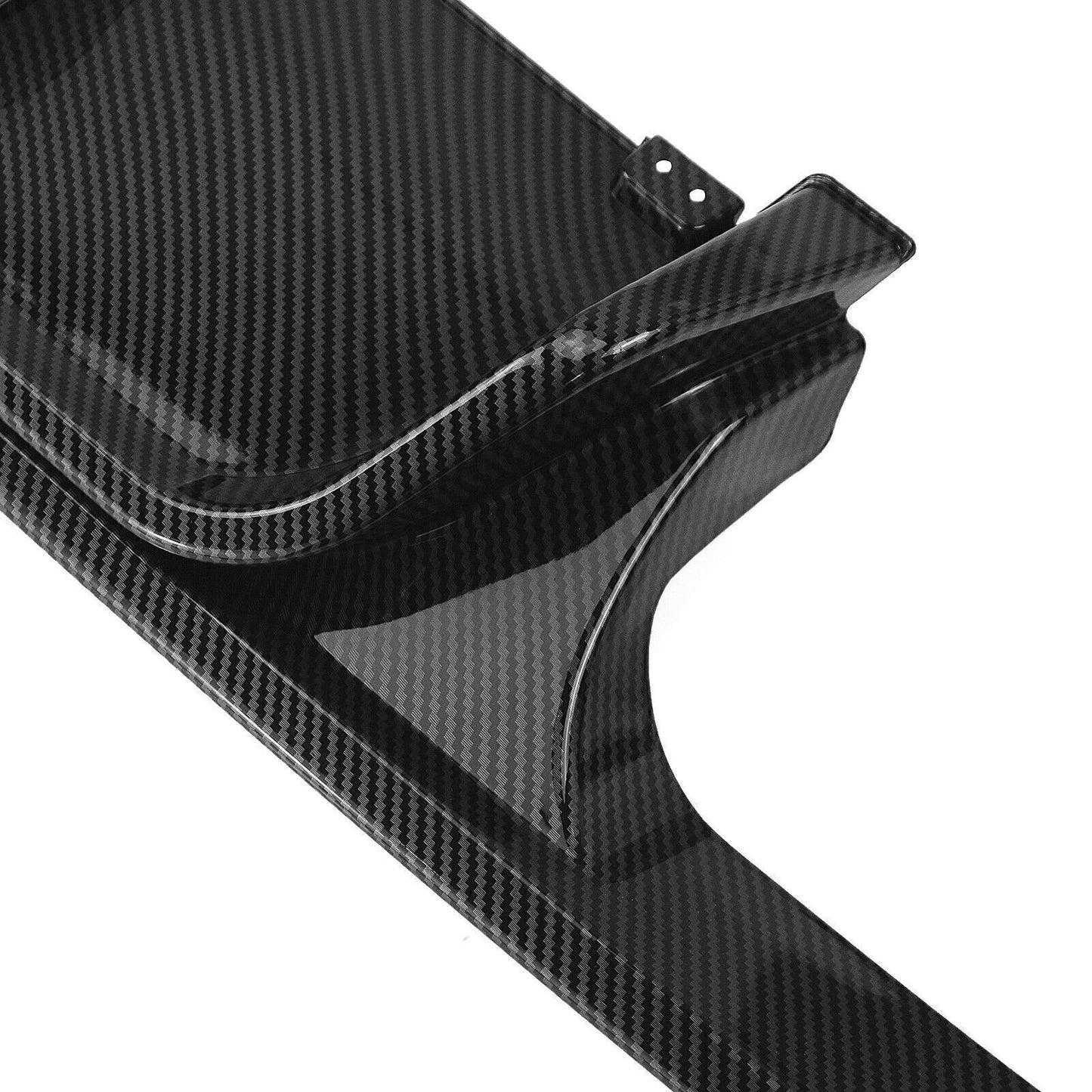 Car Rear Bumper Diffuser Lip Side Cover For BMW M3 M4 F80 F82 2015-2020 Carbon Fiber