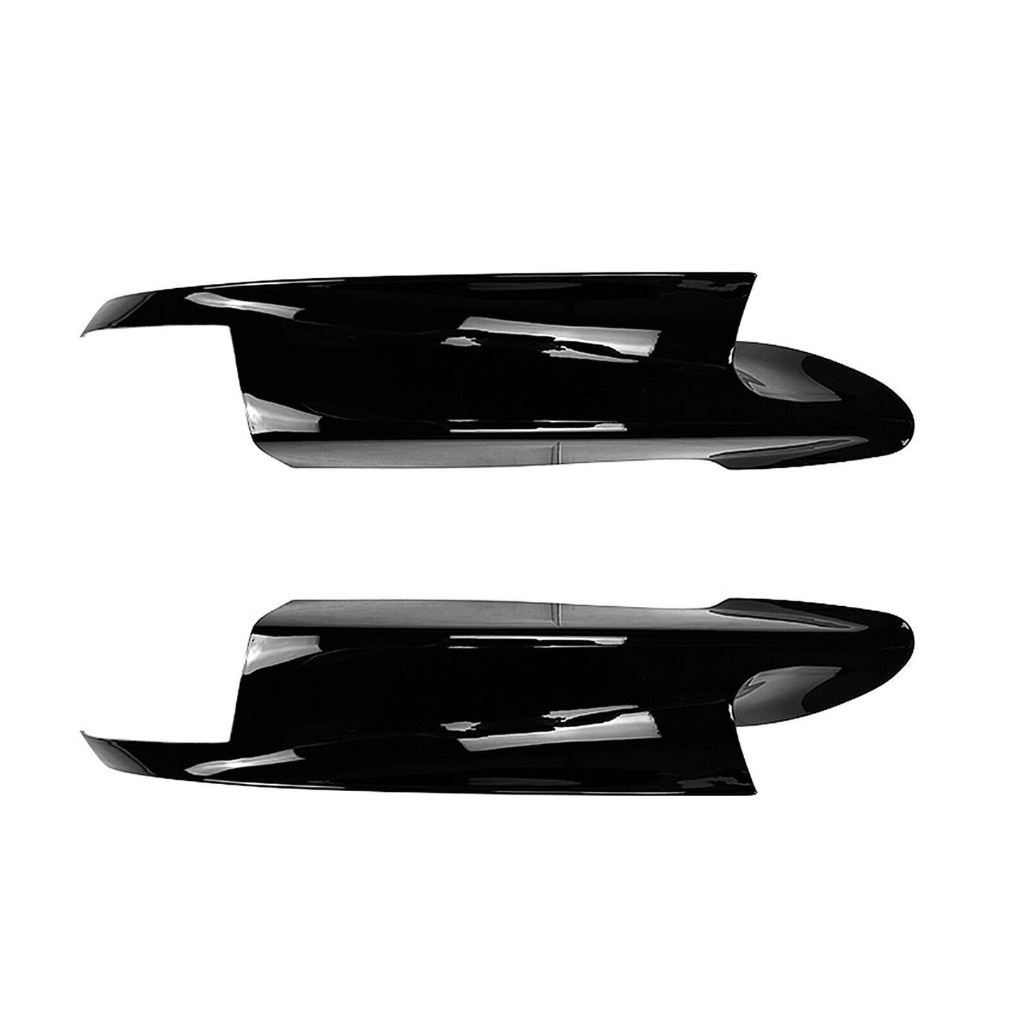 Front Bumper Spoiler Side Corner Set For BMW 3 Series E90 E91 M3 2007-2013 Black