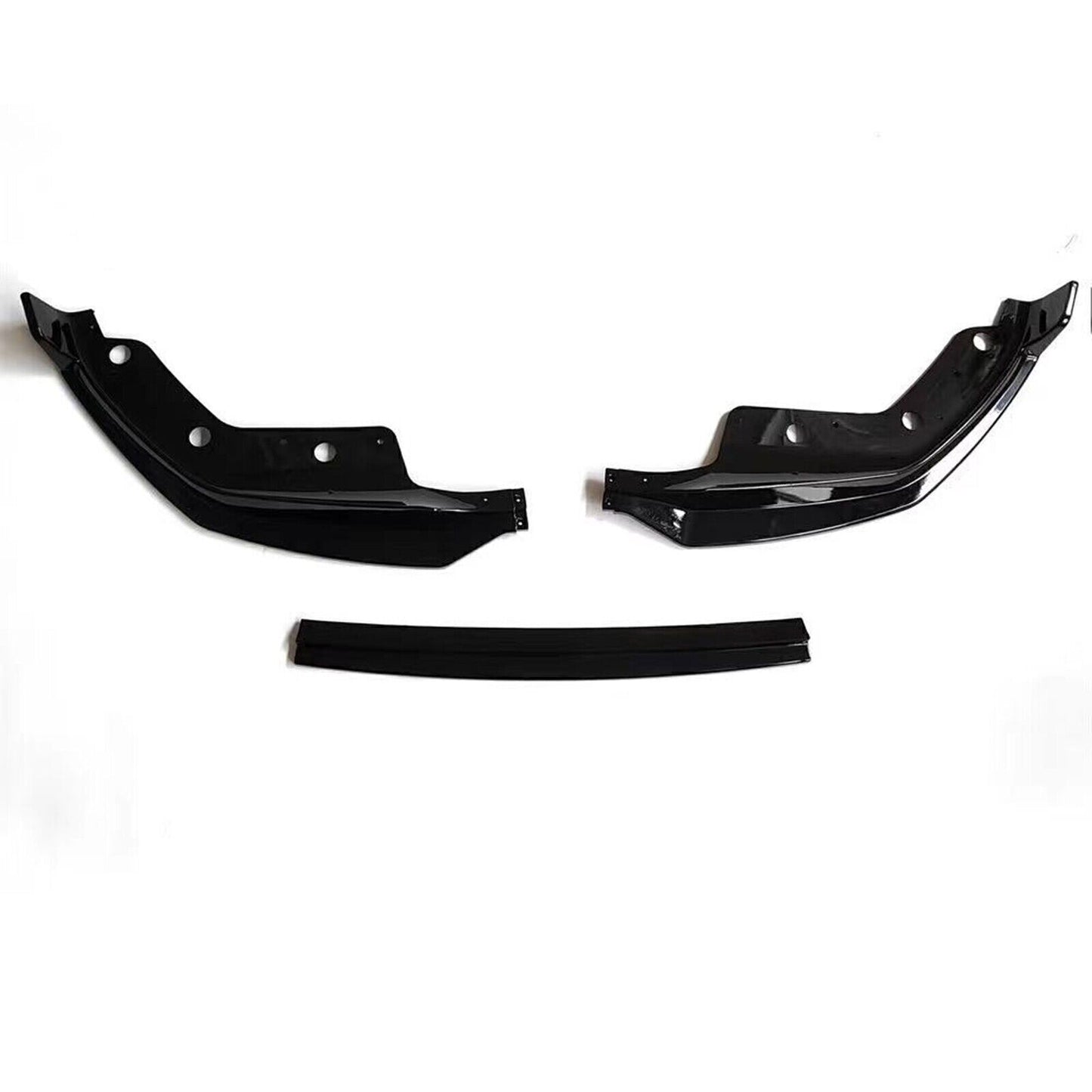 Black Front Bumper Splitter For BMW New Gen 3 Series G20 G28 M Sport 2019-2021