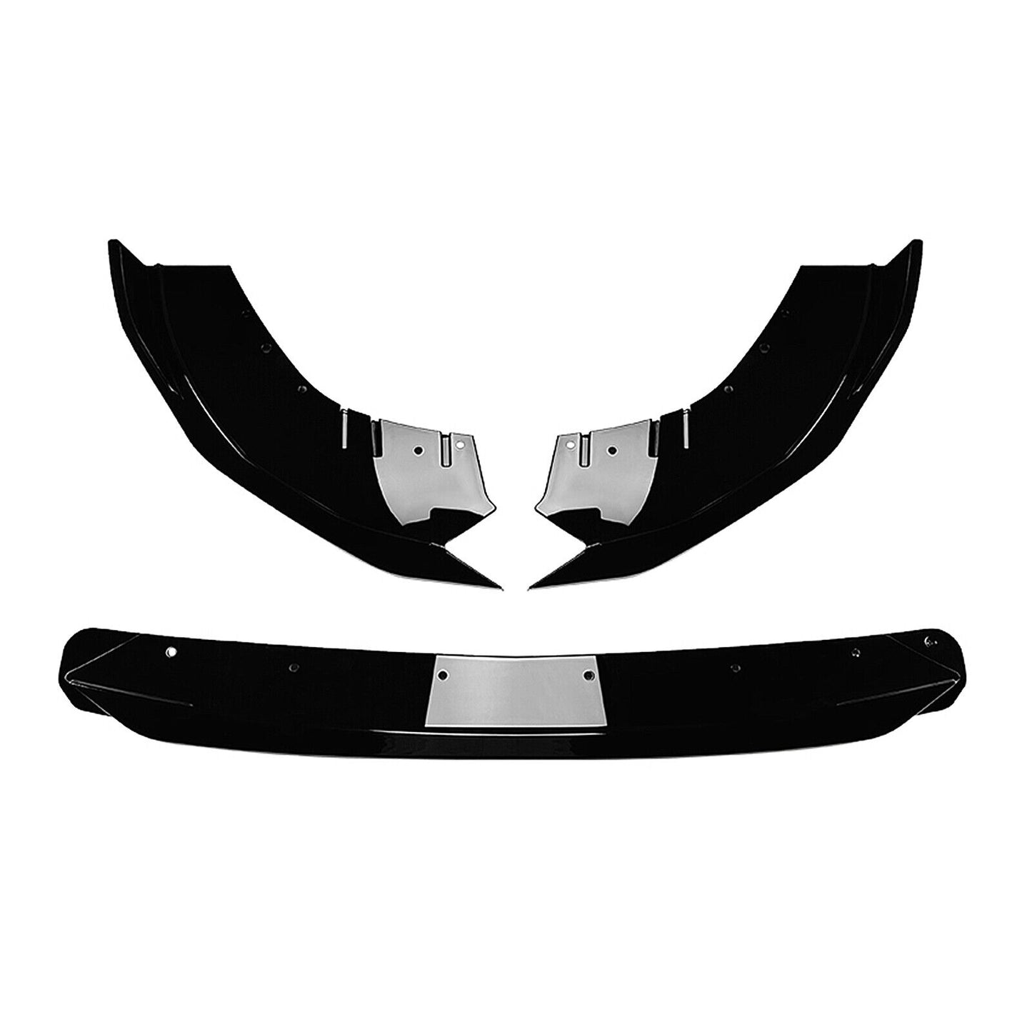 Front Bumper Spoiler Lip Kit For BMW 2 Series G42 2 Door M Sport 2022-2024 Black