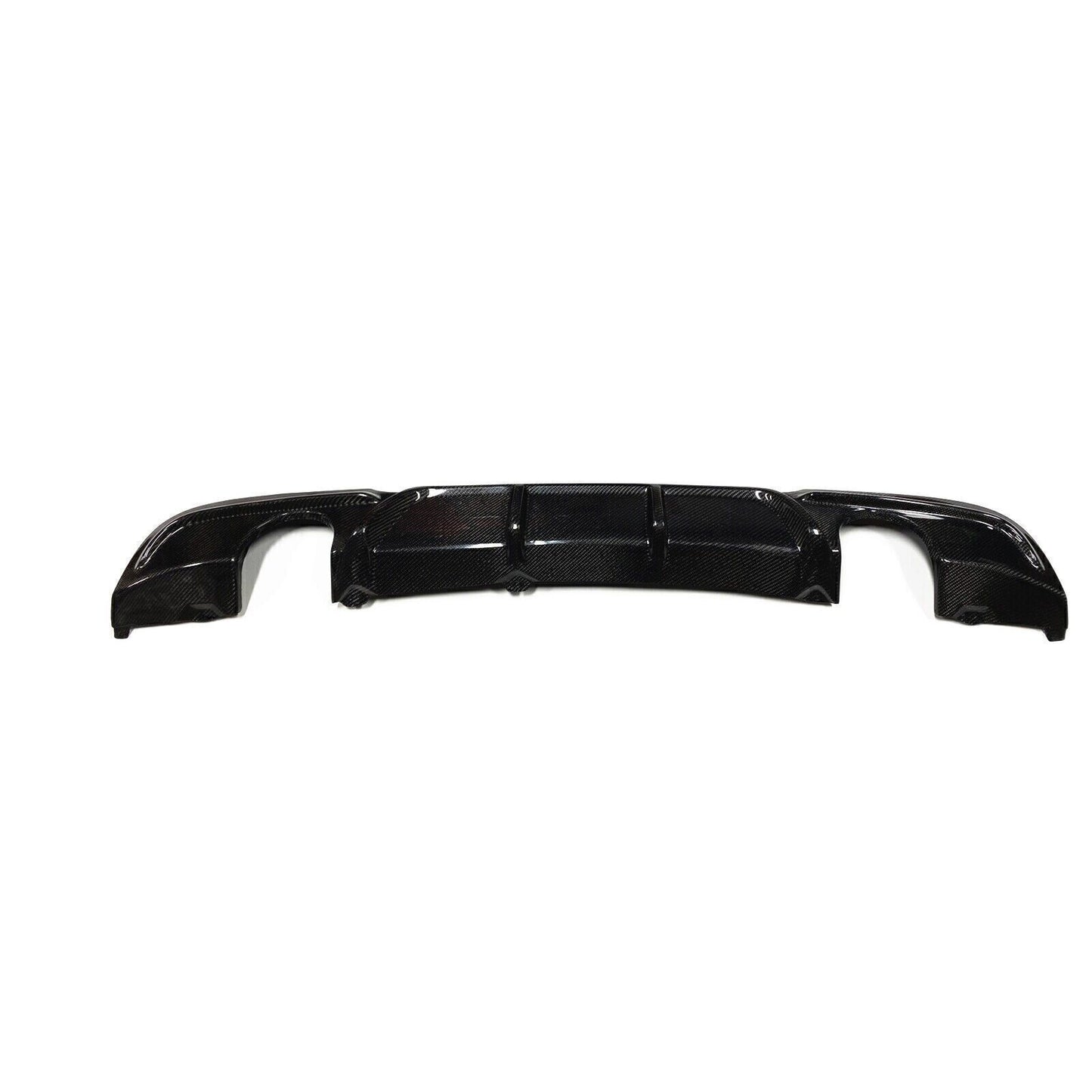 Carbon Fiber Rear Bumper Diffuser Lip For BMW E90 325i 335i M-Sport 2009-12 BLK