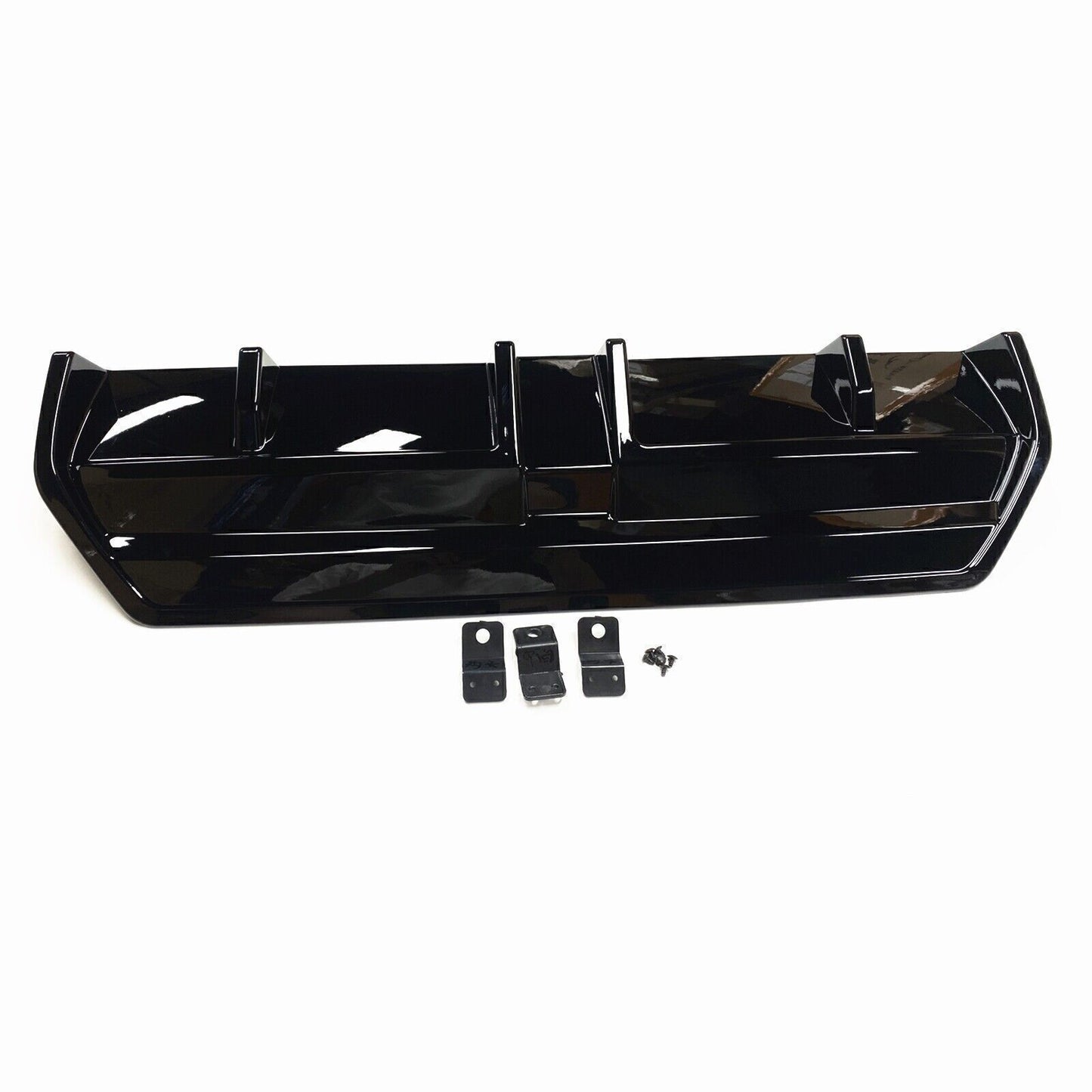 1 Set Car Rear Bumper Diffuser Lip Fit For BMW G42 M245i M240i Coupe 22-24 Black