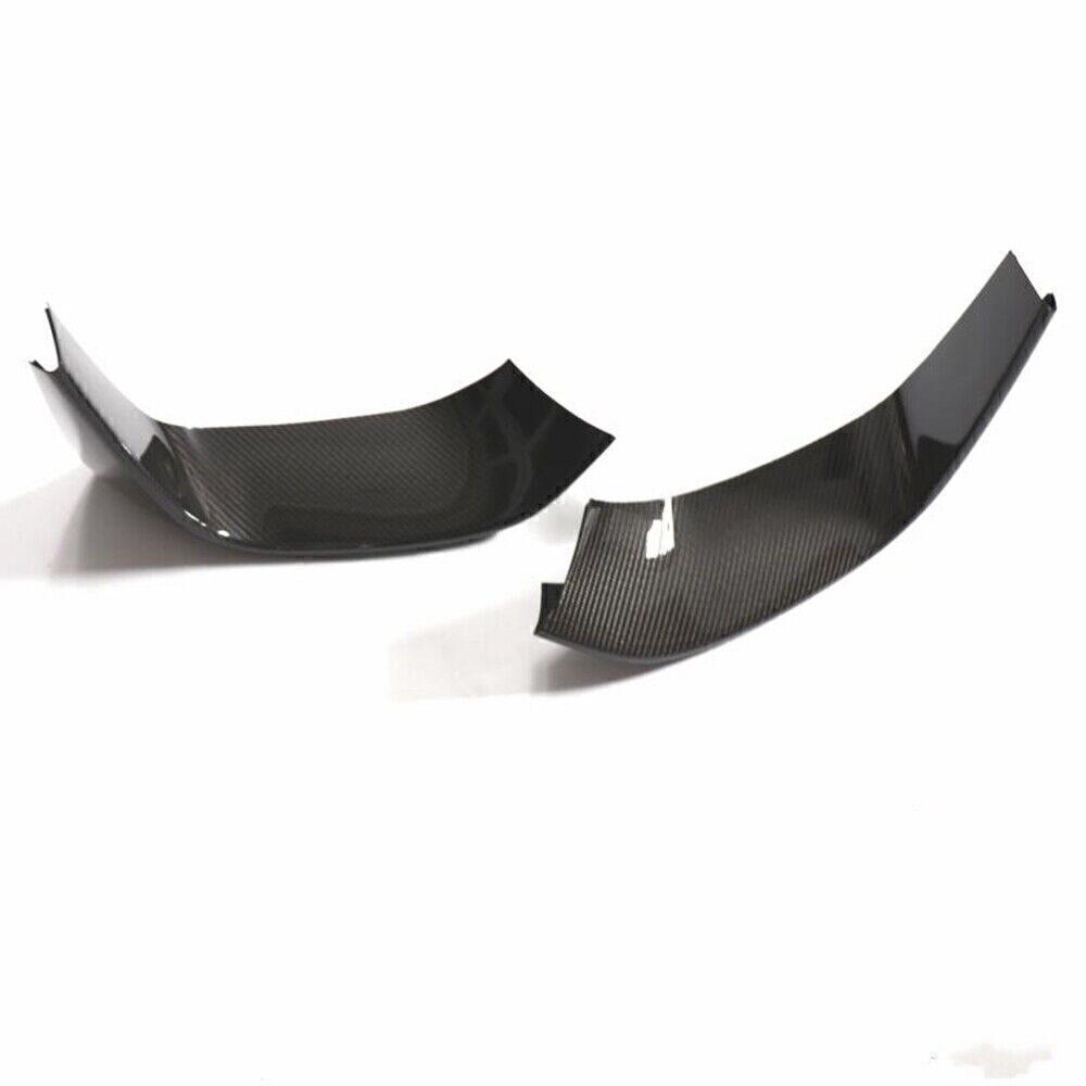 2Pcs M-Performance Front Bumper Splitter Cover For BMW F80 F82 M3 2014-20 Carbon