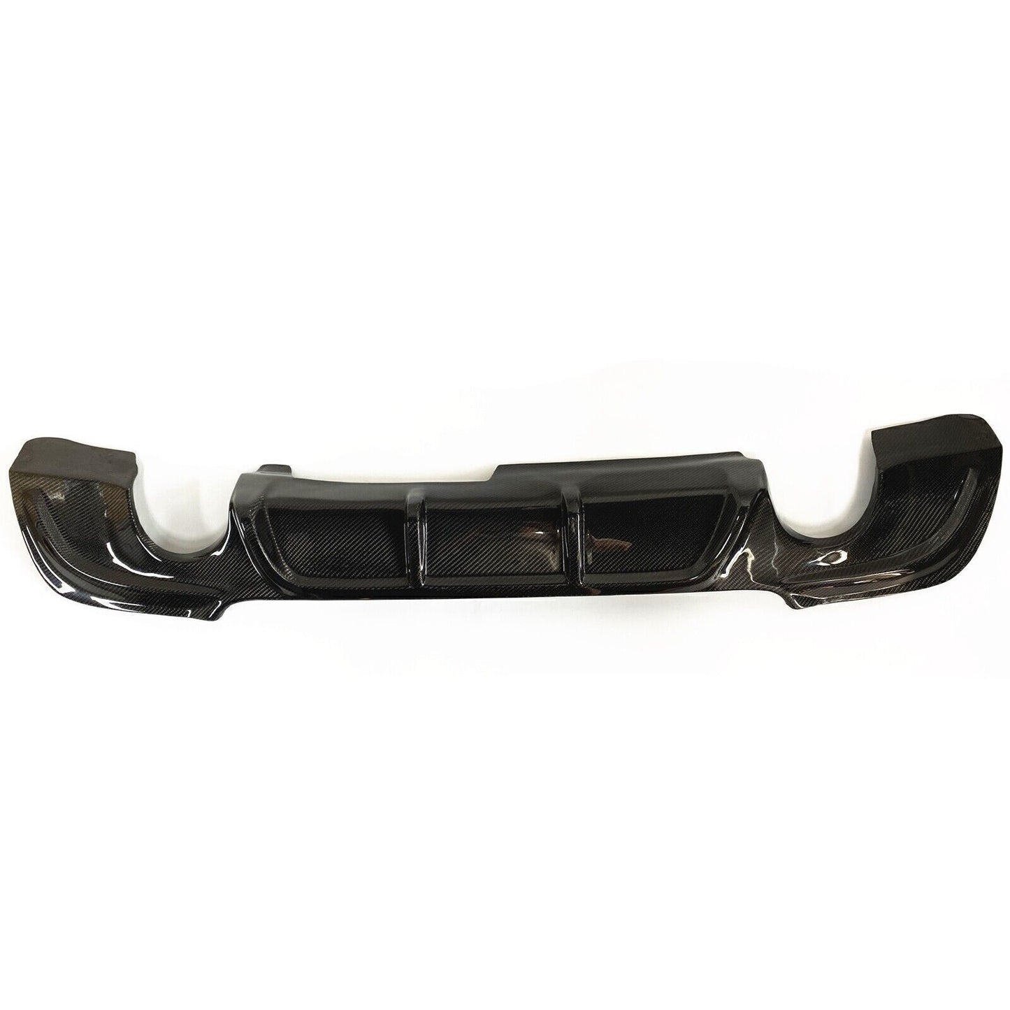 Carbon Fiber Rear Diffuser Bumper Lip For BMW E92 E93 M Tech M Sport 2007-2012