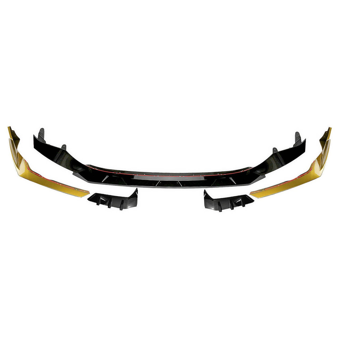 Yellow AKASAKA Bumper Lip Splitter For BMW G20 G21 G28 330i M340i M Sport 19-21