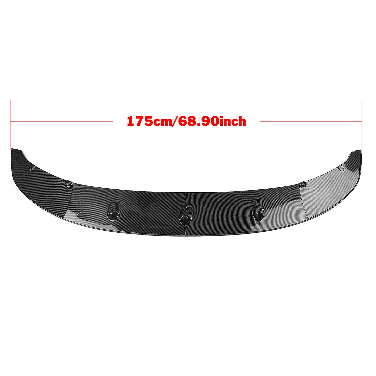 1Set Front Bumper Spoiler Lip For BMW F10 5 Series M Sport 2011 2012 2013-2016