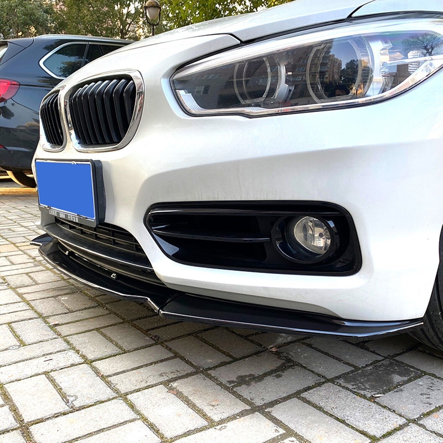 Car Front Bumper Spoiler For BMW 1 Series F20 F21 116i 118i 120i 2015-2019 Black