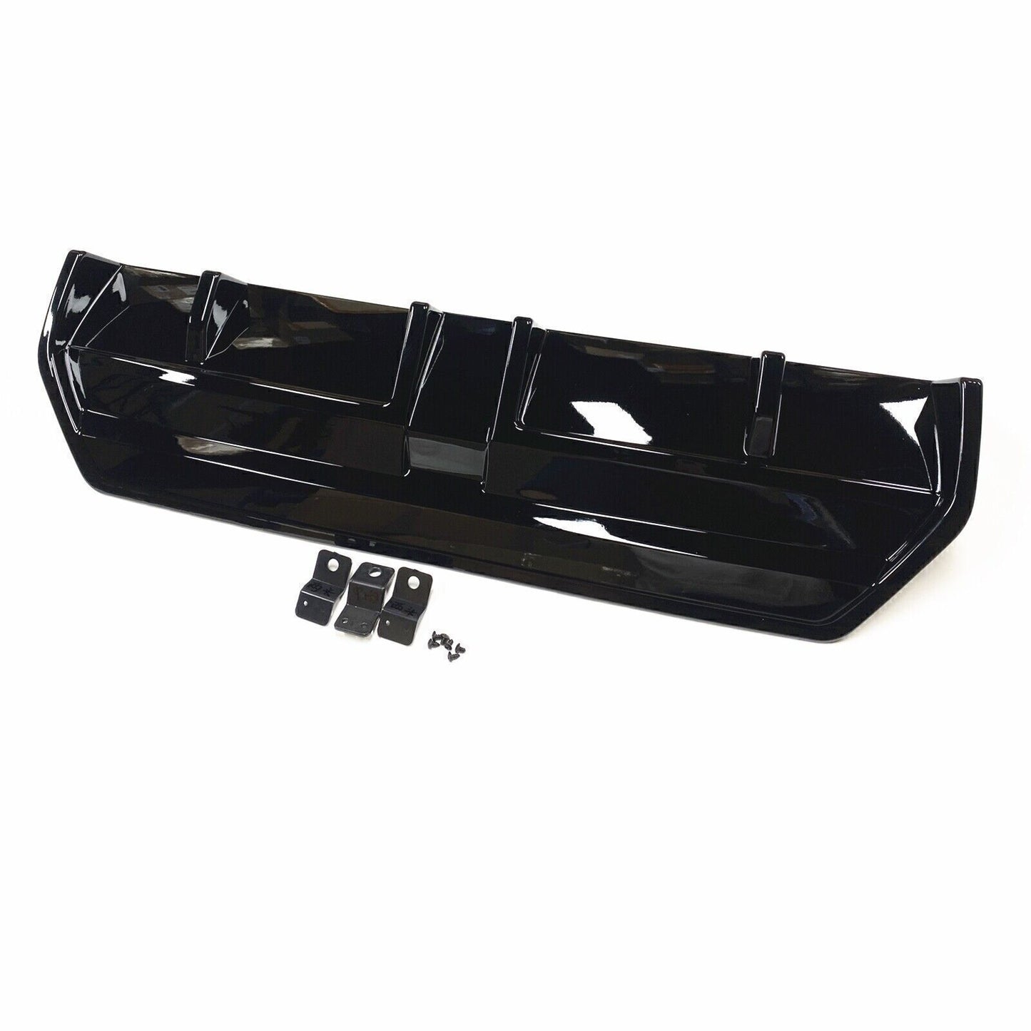 1 Set Car Rear Bumper Diffuser Lip Fit For BMW G42 M245i M240i Coupe 22-24 Black