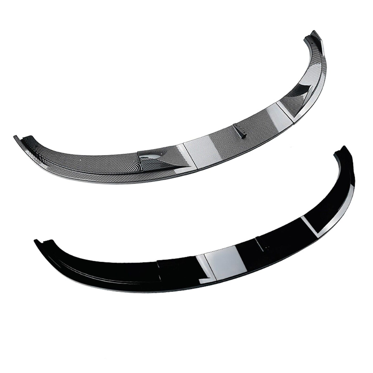 Car Front Bumper Spoiler Lip For BMW 5 Series E60 E61 M5 2005-2010 Glossy Black