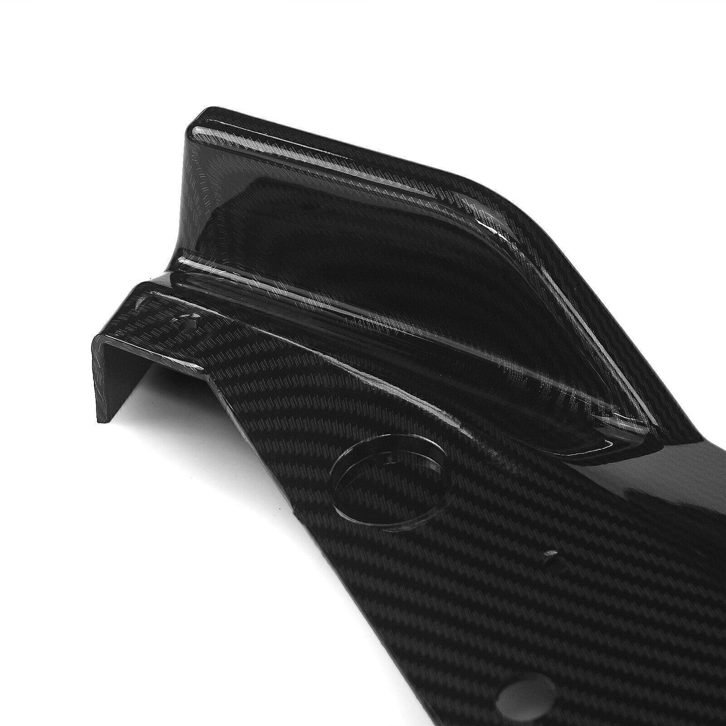 Carbon Fiber Black Front Bumper Spoiler Lip For 19-21 BMW 3-Series G20/G21 Sport-Line