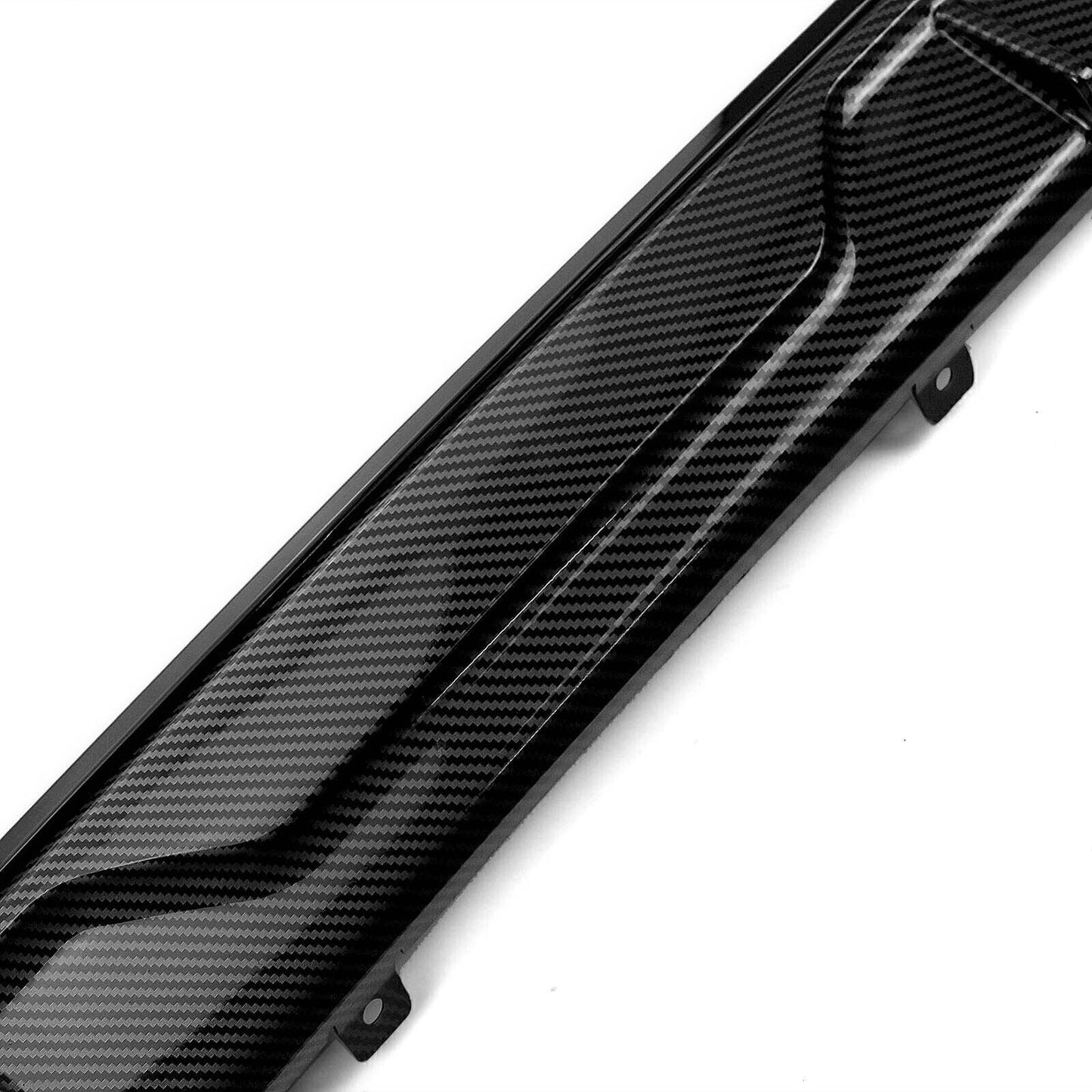 Car Rear Bumper Lip Diffuser For BMW G20 G28 M Sport 2019-2022 Carbon Fiber Look