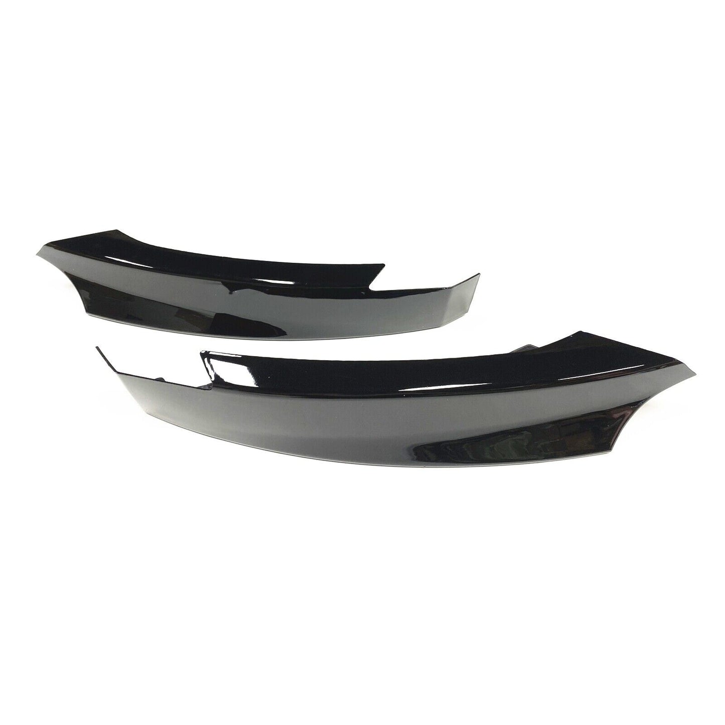 Front Bumper Side Spoiler Cover For BMW 1 Series E82 M Sport 2007-2013 Black