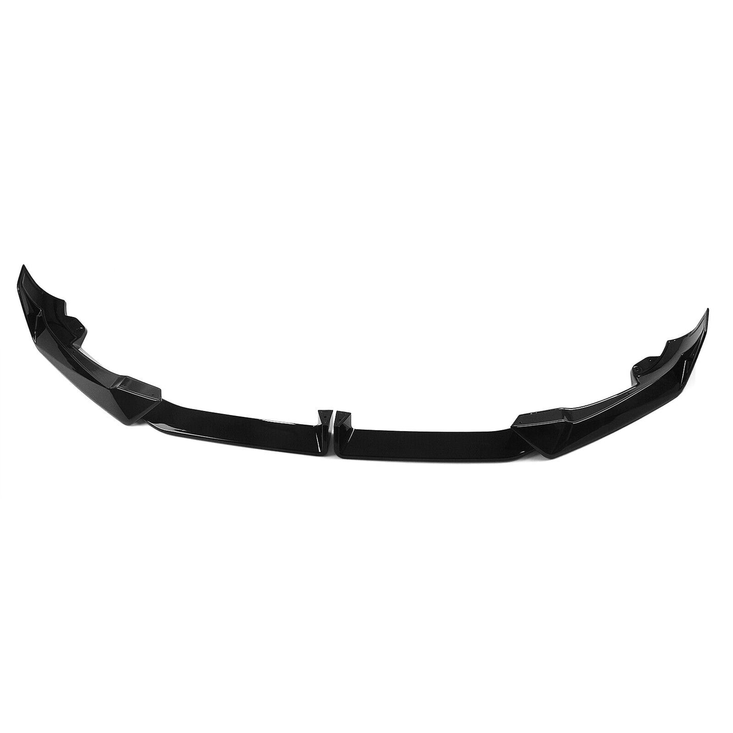 1Set Front Bumper Spoiler Lip Kit For BMW G05 LCI X5 06,2023-2024 Glossy Black