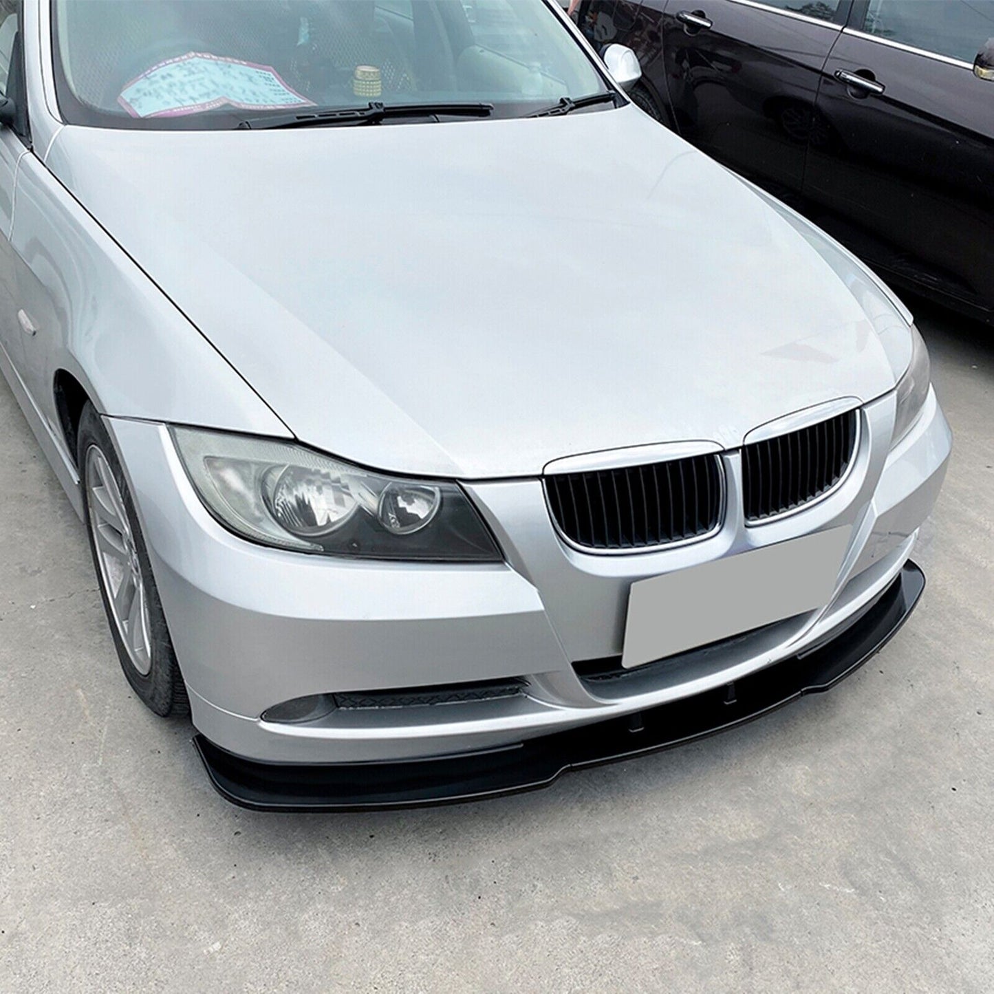 Front Bumper Spoiler Lip For BMW 3 Series E90 E91 325i 330i 2005-2008 CB Style