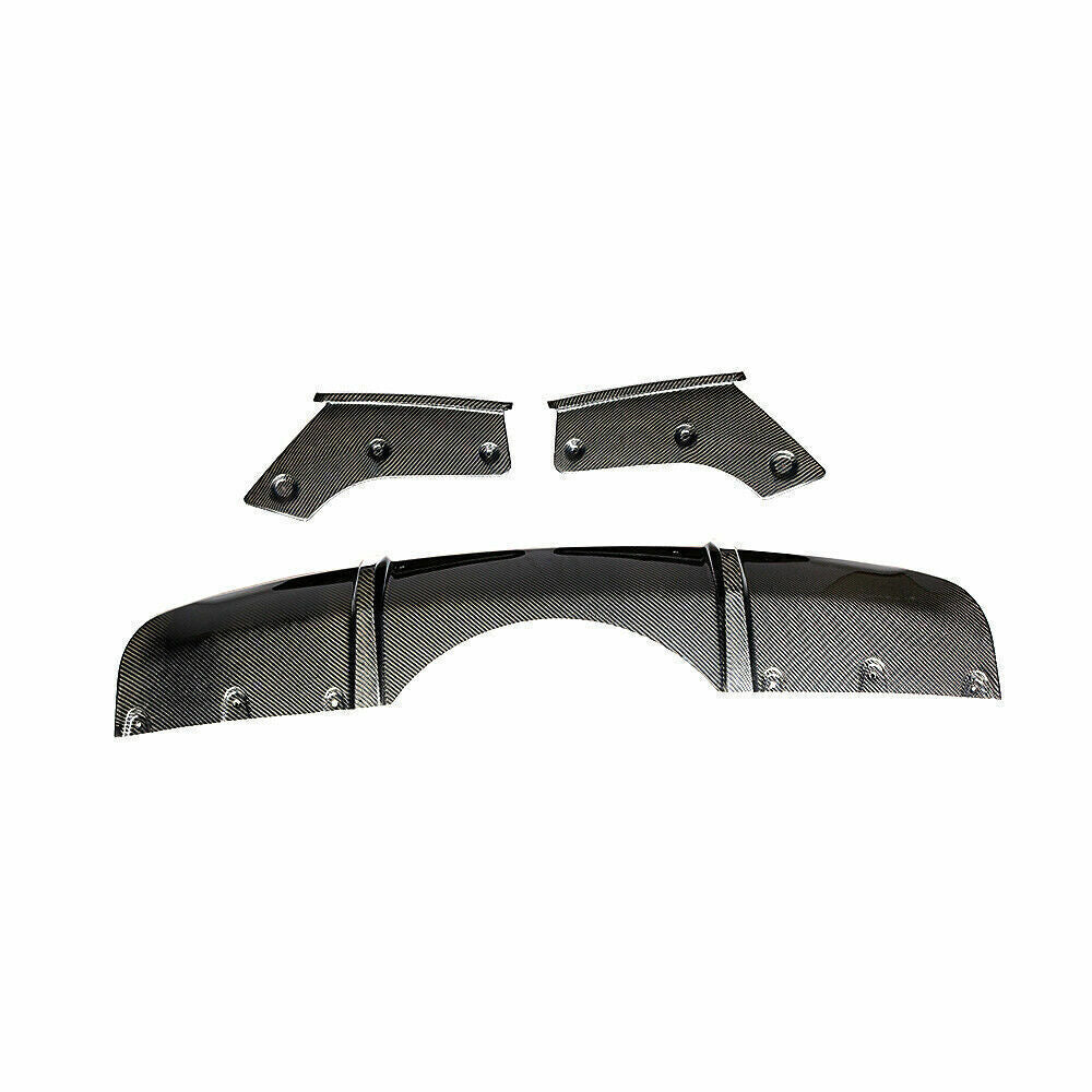 1Set Rear Bumper Diffuser Lip+Side Cover Carbon For BMW F15 X5 M Sport 2014-2018