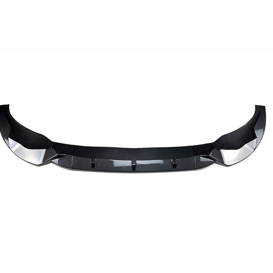 Front Bumper Spoiler For BMW X3 G01 X4 G02 M Sport 2018-2021 Carbon Style Black