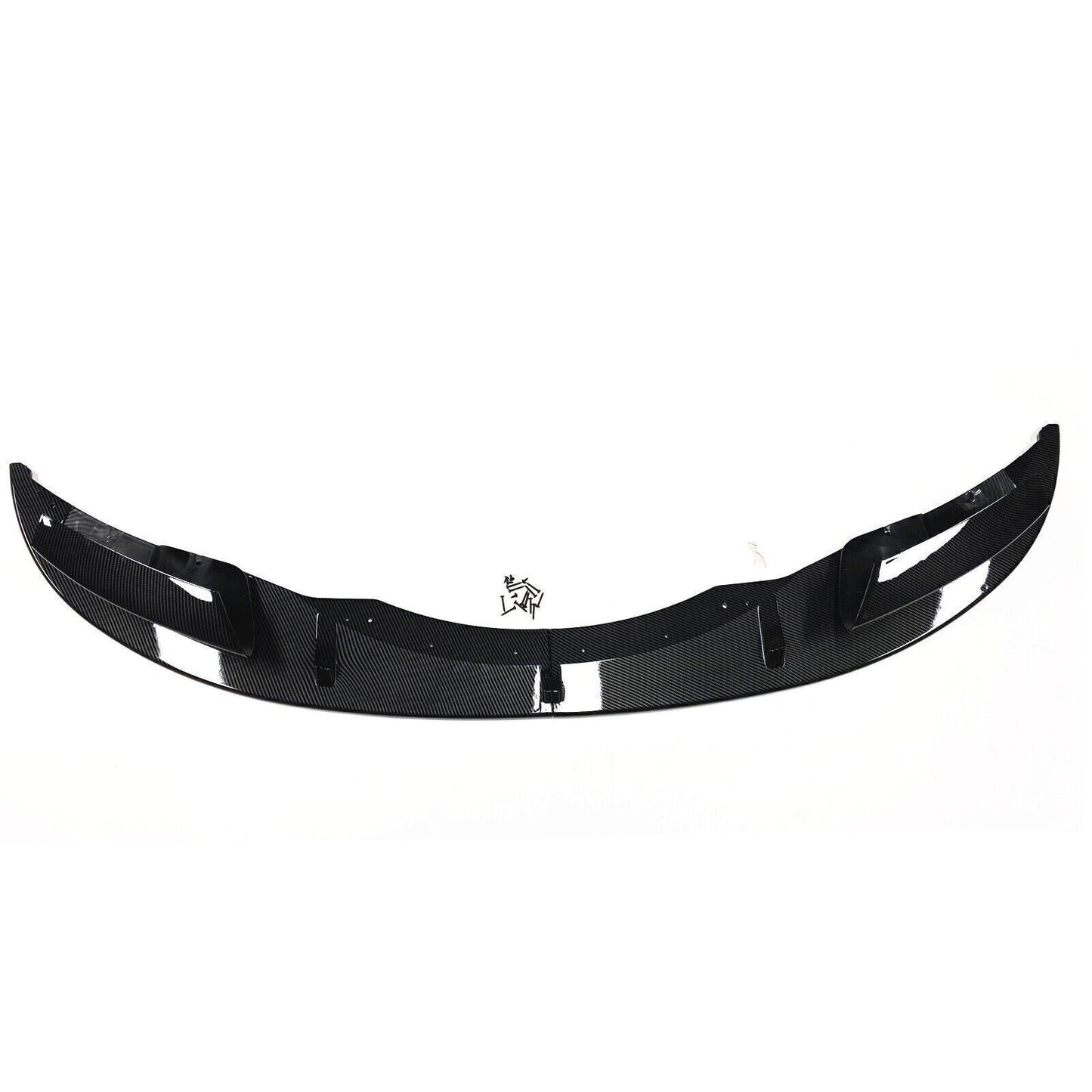 1Set Front Bumper Spoiler Wing Lip For BMW E92 M3 2007-2013 Carbon Fiber Look