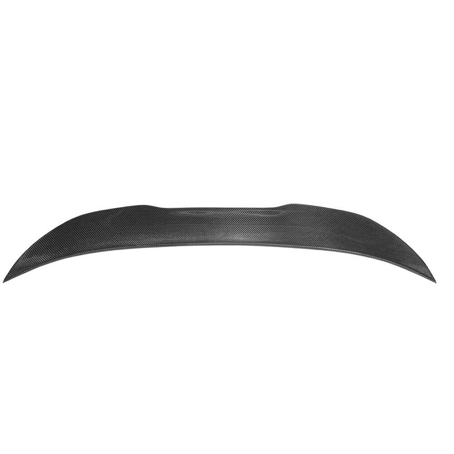 1Pc PSM Rear Trunk Spoiler Wing Lip For BMW F30 F80 M3 2012-18 4Dr Carbon Fiber