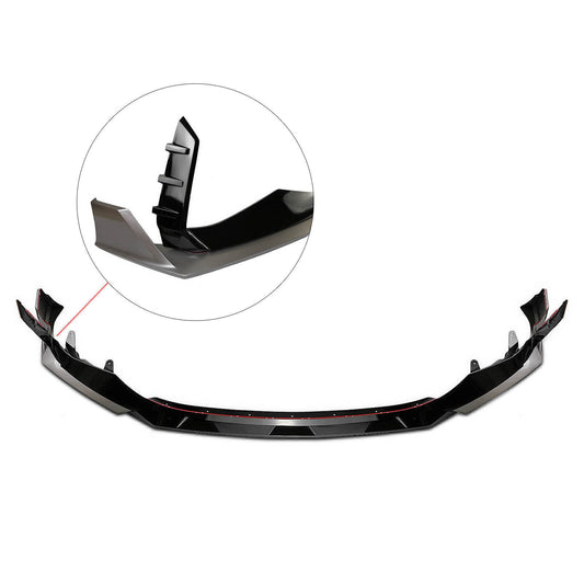 Grey AKASAKA Silver Bumper Lip Splitter Kit For BMW G20 G21 G28 M Sport 2019-21