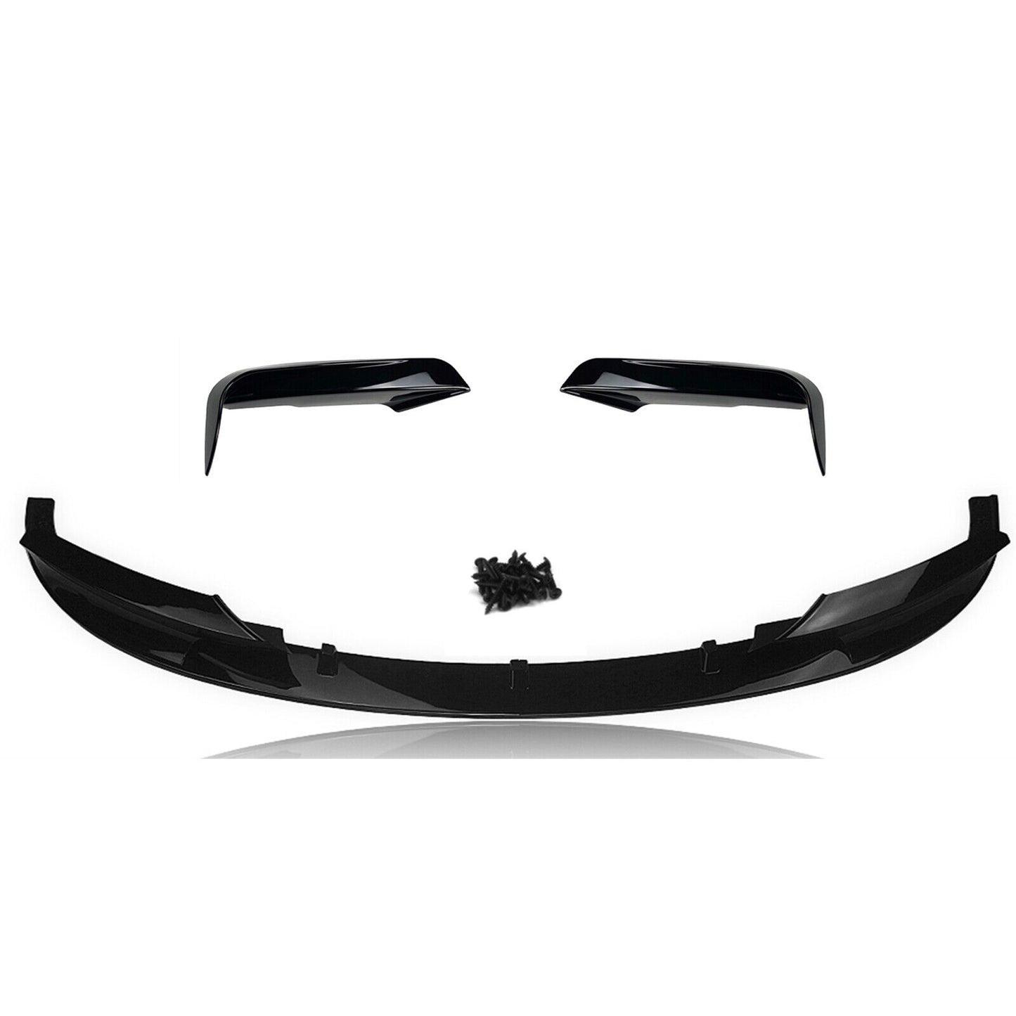 1 Set Front Bumper Splitter Lip Side Spoiler Cover For BMW F30 2012-2018 M Sport