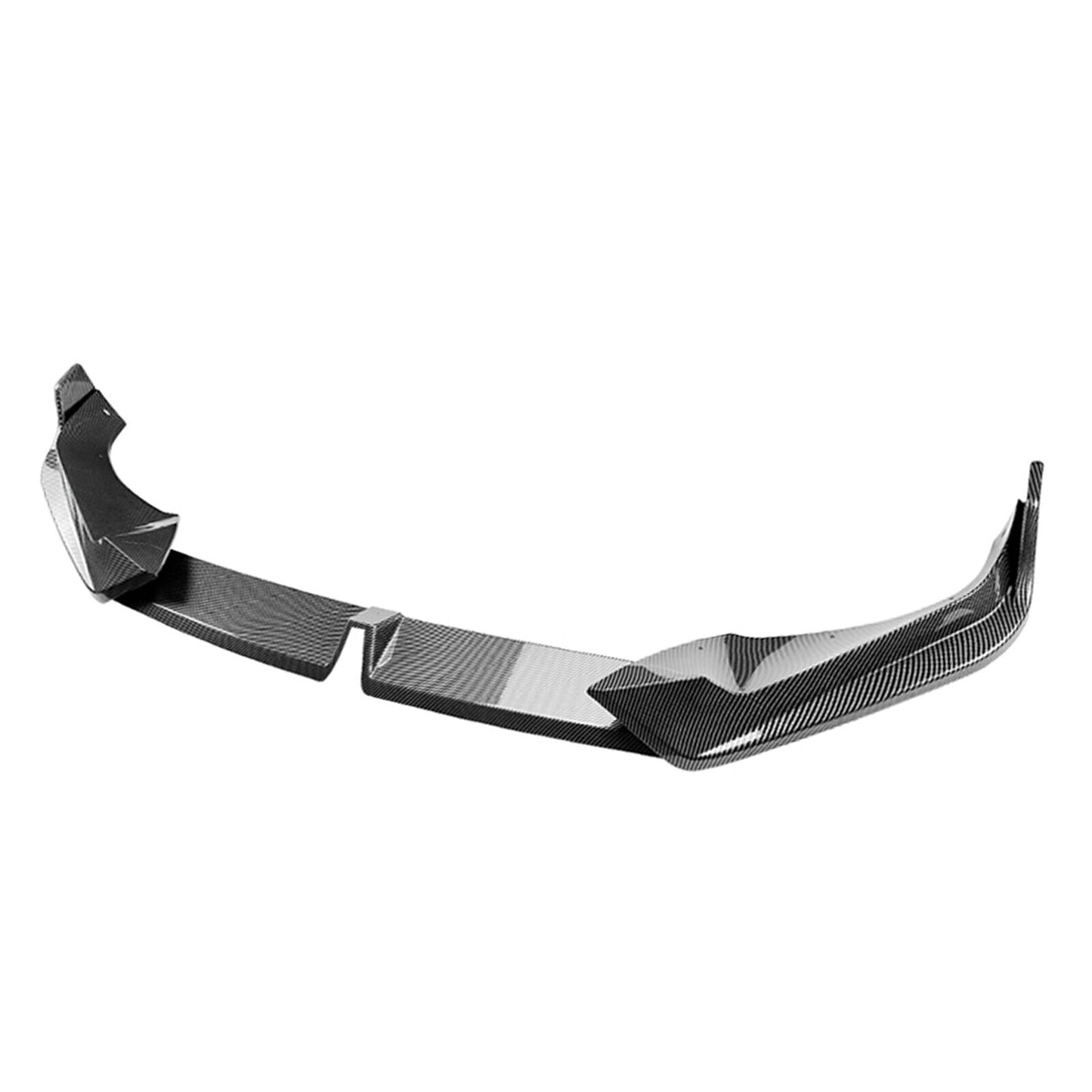 3x Car Front Bumper Spoiler Lip For BMW X5 G05 LCI M Sport 2023-2024 Carbon Look