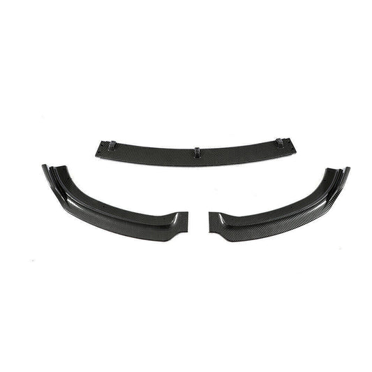 Front Bumper Spoiler Splitter Lip Carbon Look For BMW F30 F35 2013-2018 Base