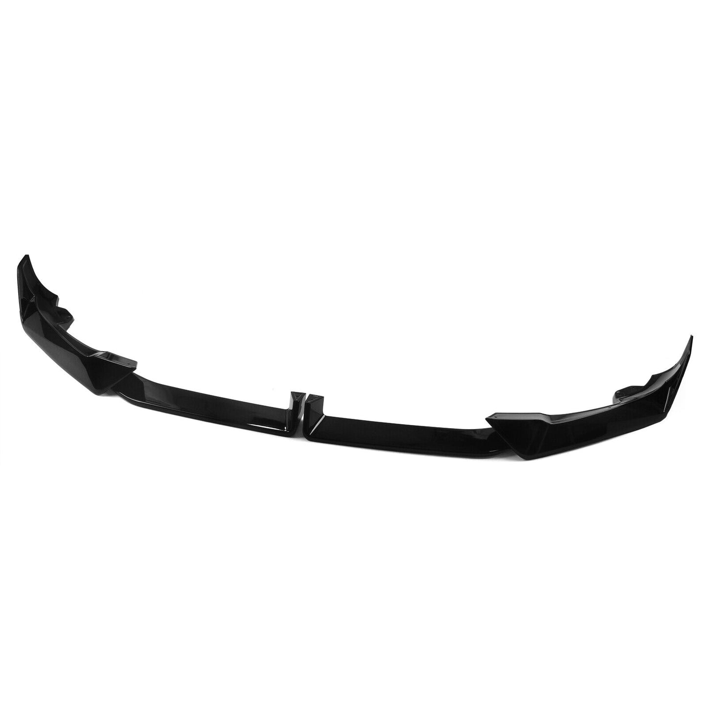 1Set Front Bumper Spoiler Lip Kit For BMW G05 LCI X5 06,2023-2024 Glossy Black