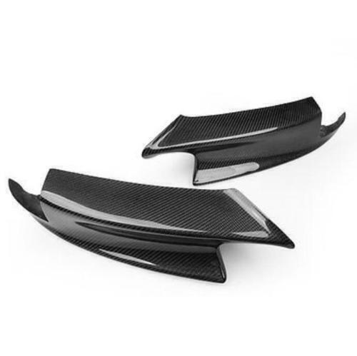 Front Bumper Side Spoiler Cover Trim For BMW E92 M3 2007-2013 Coupe Carbon Fiber