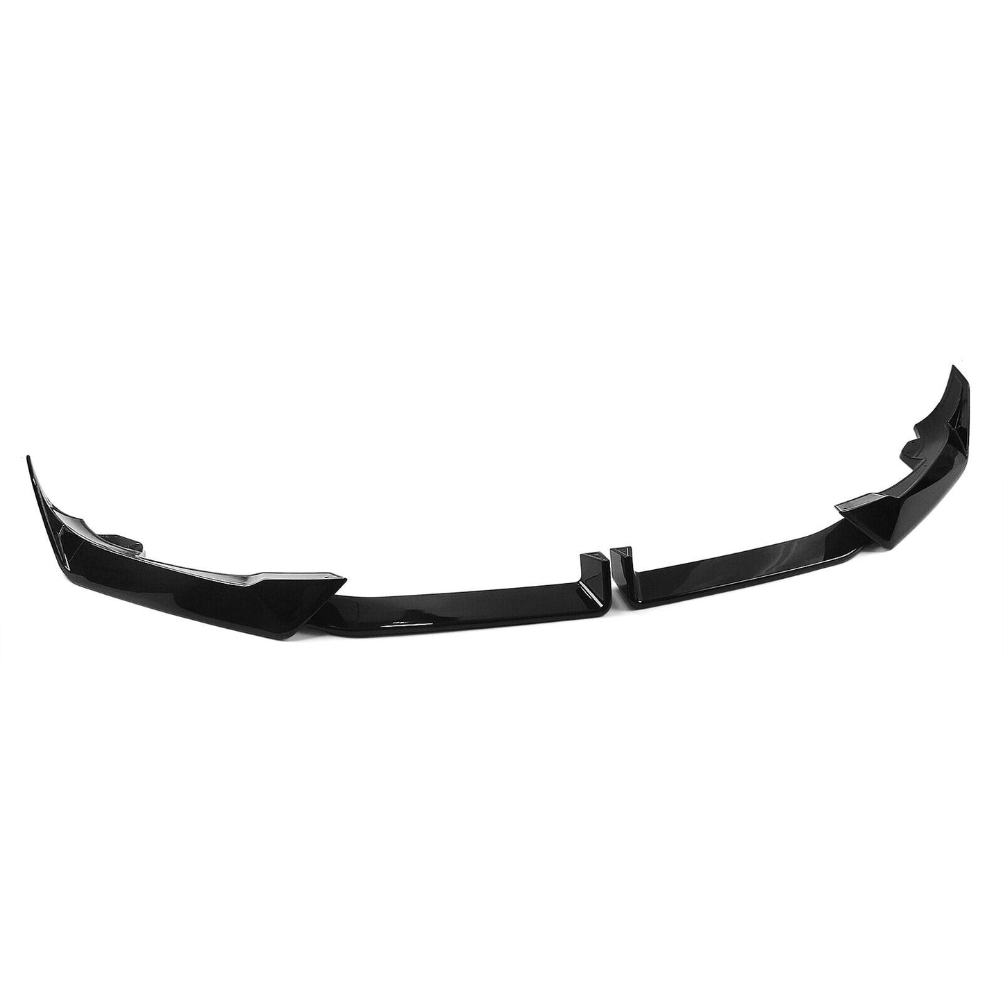 1Set Front Bumper Spoiler Lip Kit For BMW G05 LCI X5 06,2023-2024 Glossy Black