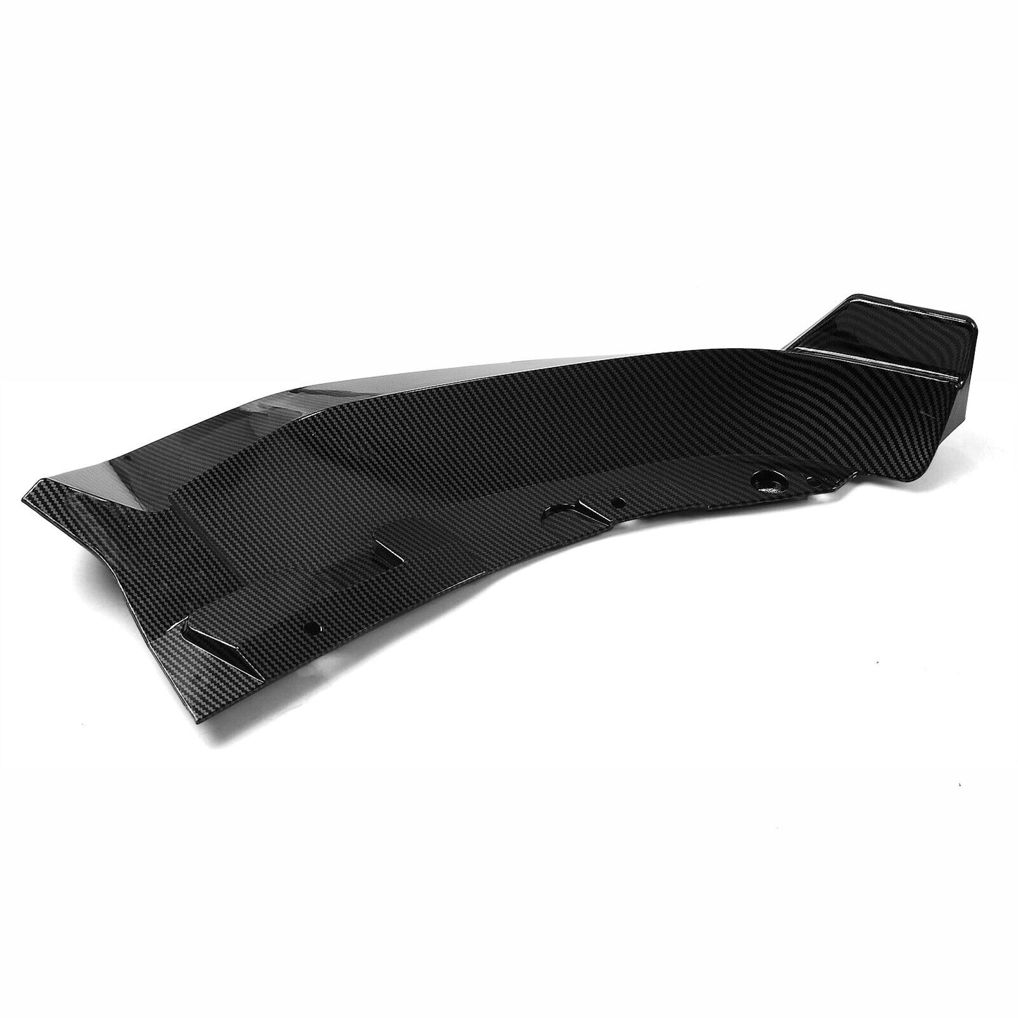 Front Bumper Spoiler Lip For BMW G07 X7 2024 Competitive Black Carbon Fiber Look