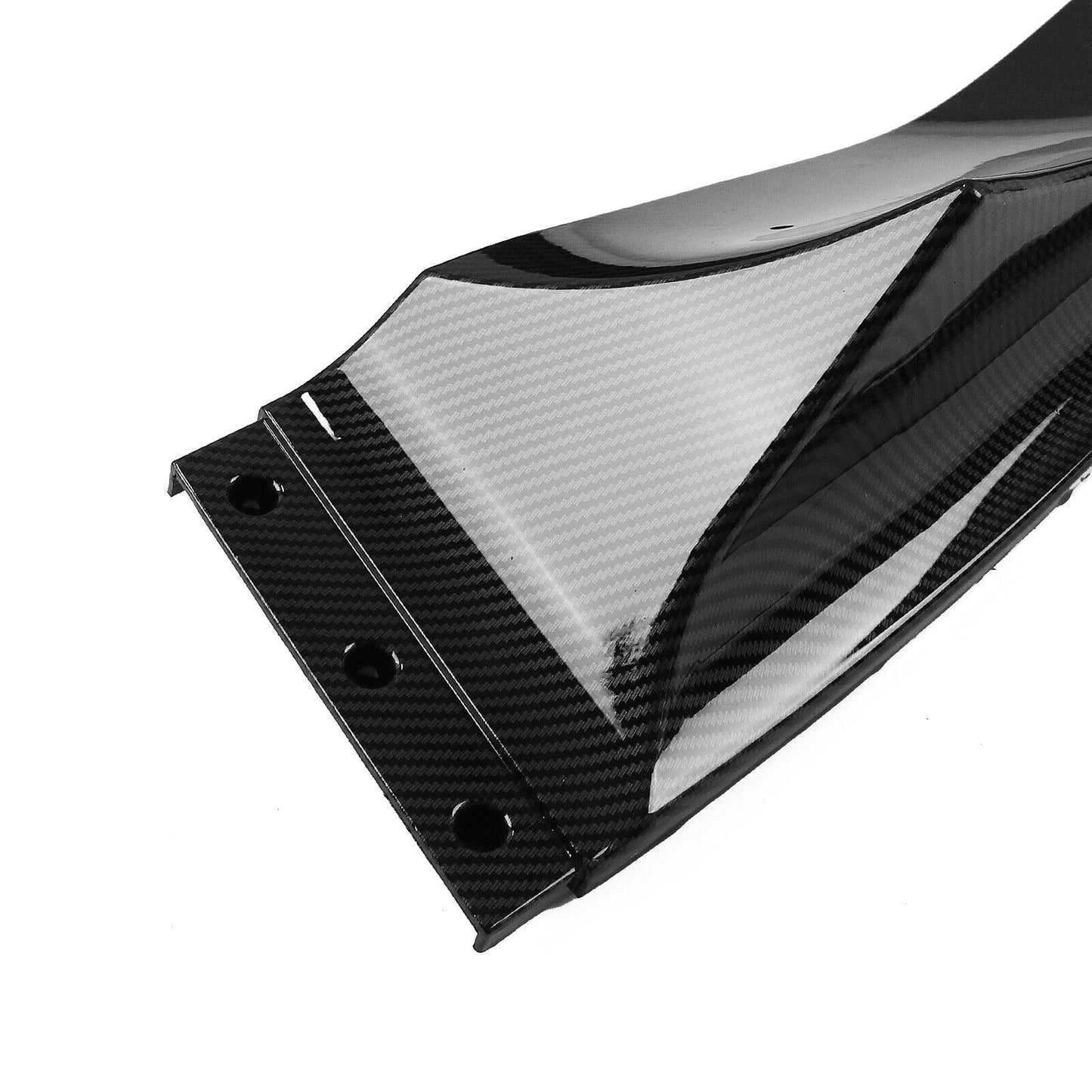 Front Bumper Spoiler Lip For BMW X5 F15 M Sport 2014 2015-2018 Carbon Fiber Look