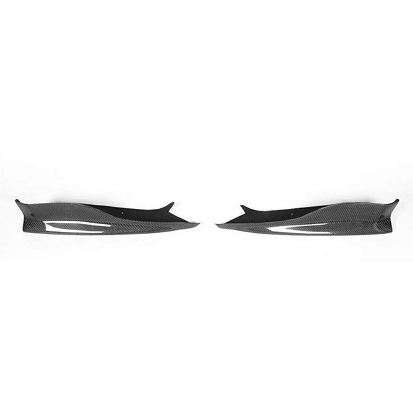 Carbon Fiber Rear Bumper Diffuser Side Cover Kit For BMW E82 1M /E88 1M RZ Style