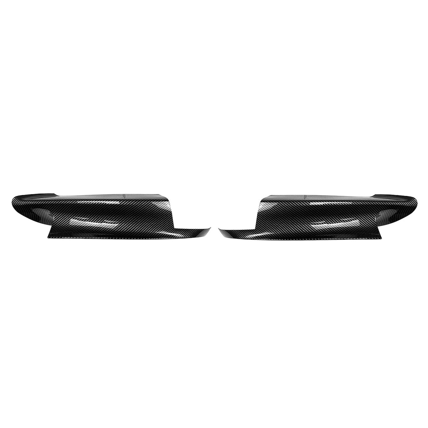 Front Bumper Spoiler Side Corner Set For BMW 3 Ser E90 E91 M3 2007-2013 Carbon Fiber