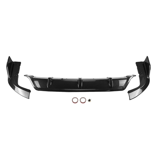 Carbon Fiber Look Car Rear Tail Bumper Diffuser Lip For BMW G05 X5 M  2019-2023