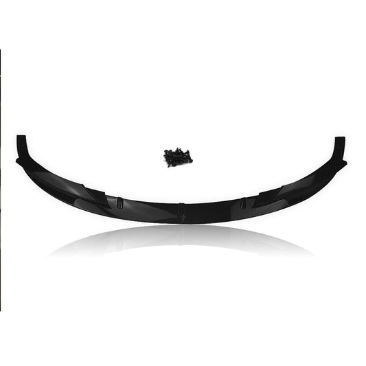 1Pc Glossy Front Spoiler Splitter For BMW F30 3-Ser 2012 2013 2014-2018 M Style