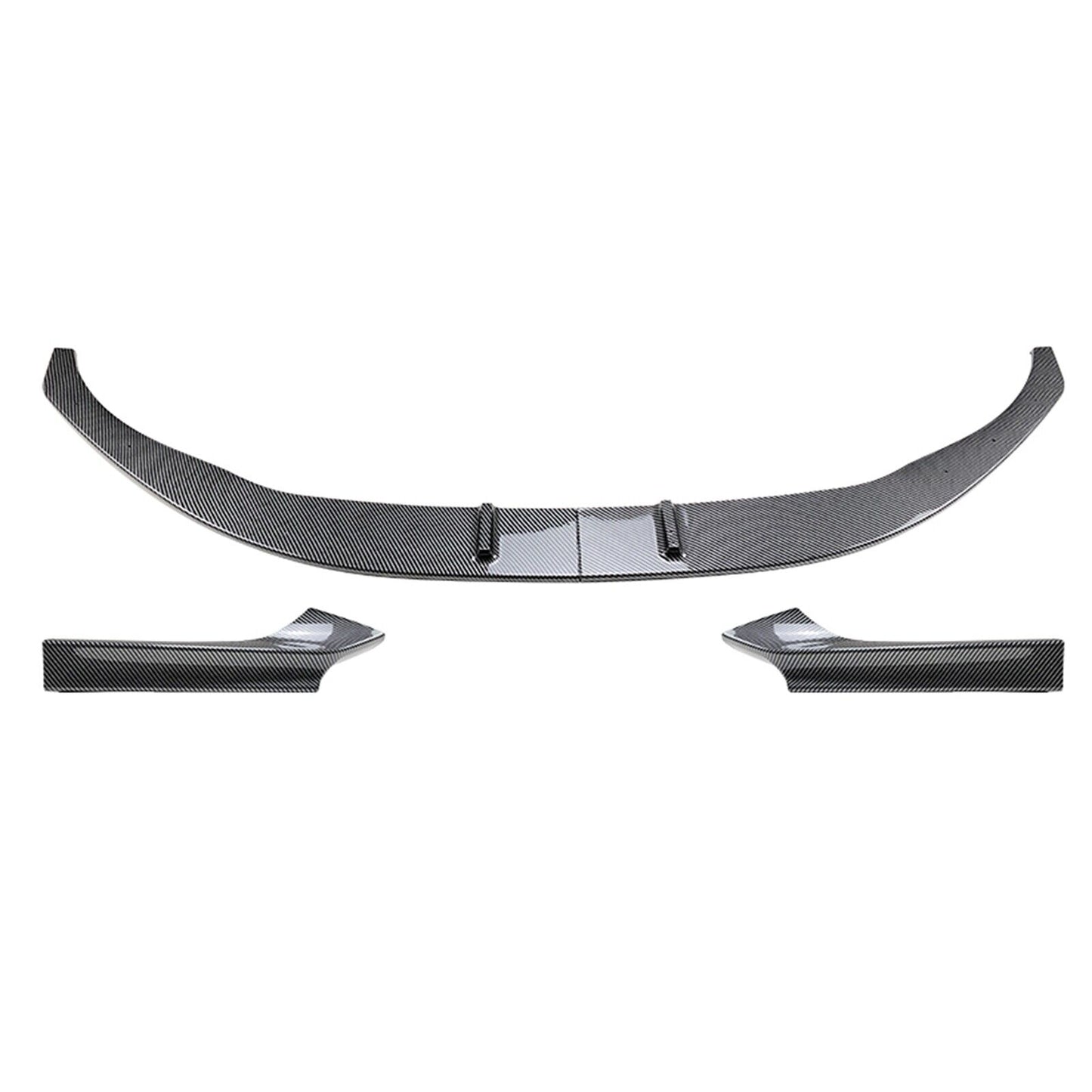 Front Bumper Spoiler Lip Side Cover For BMW F22 F23 M Sport 2014-2021 Carbon Fiber