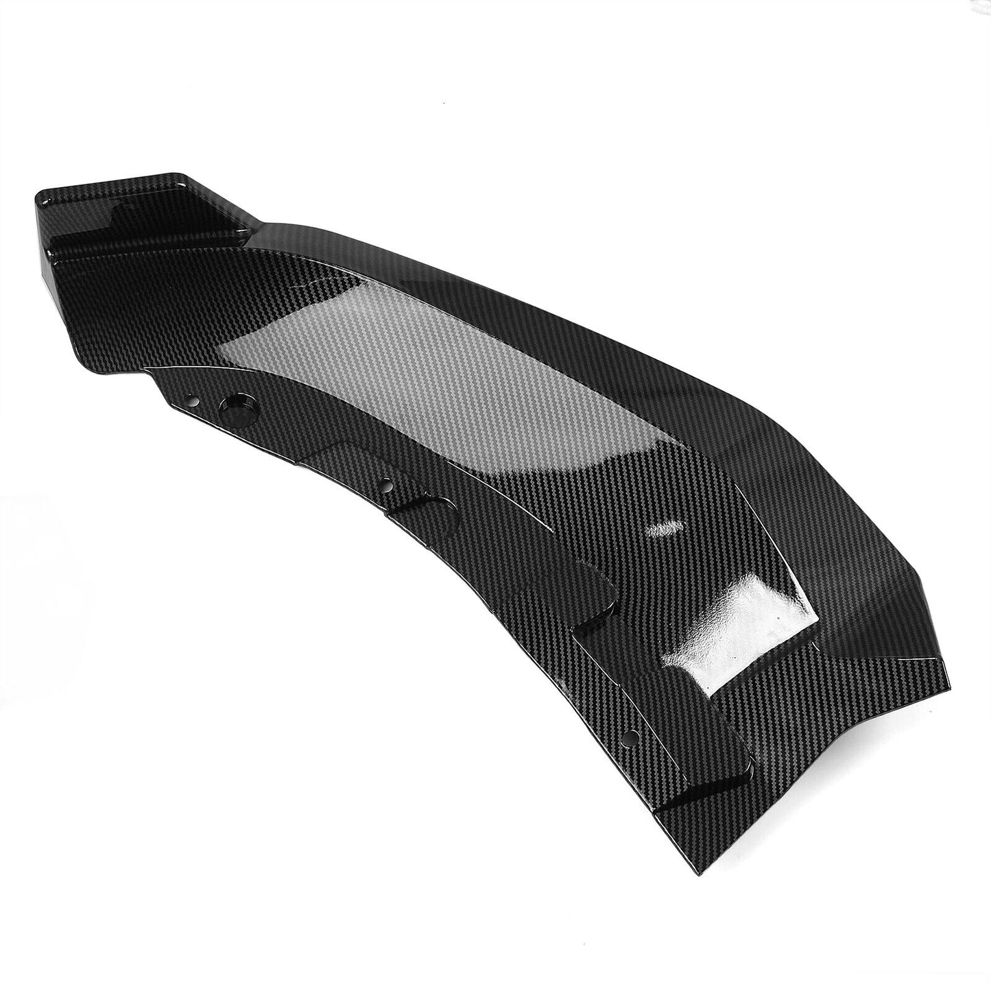 Front Bumper Spoiler Lip For BMW G07 X7 2024 Competitive Black Carbon Fiber Look