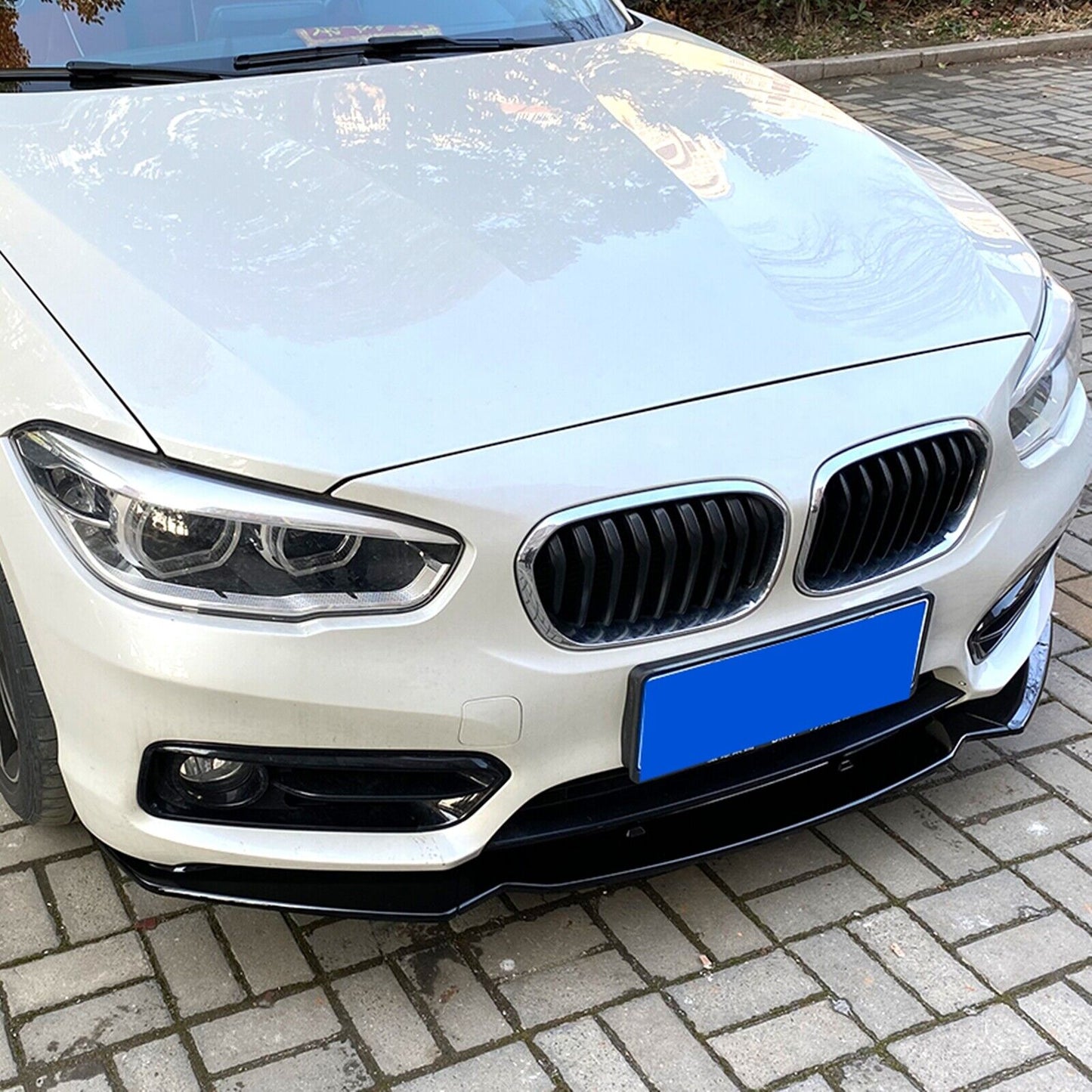 Car Front Bumper Spoiler For BMW 1 Series F20 F21 116i 118i 120i 2015-2019 Black