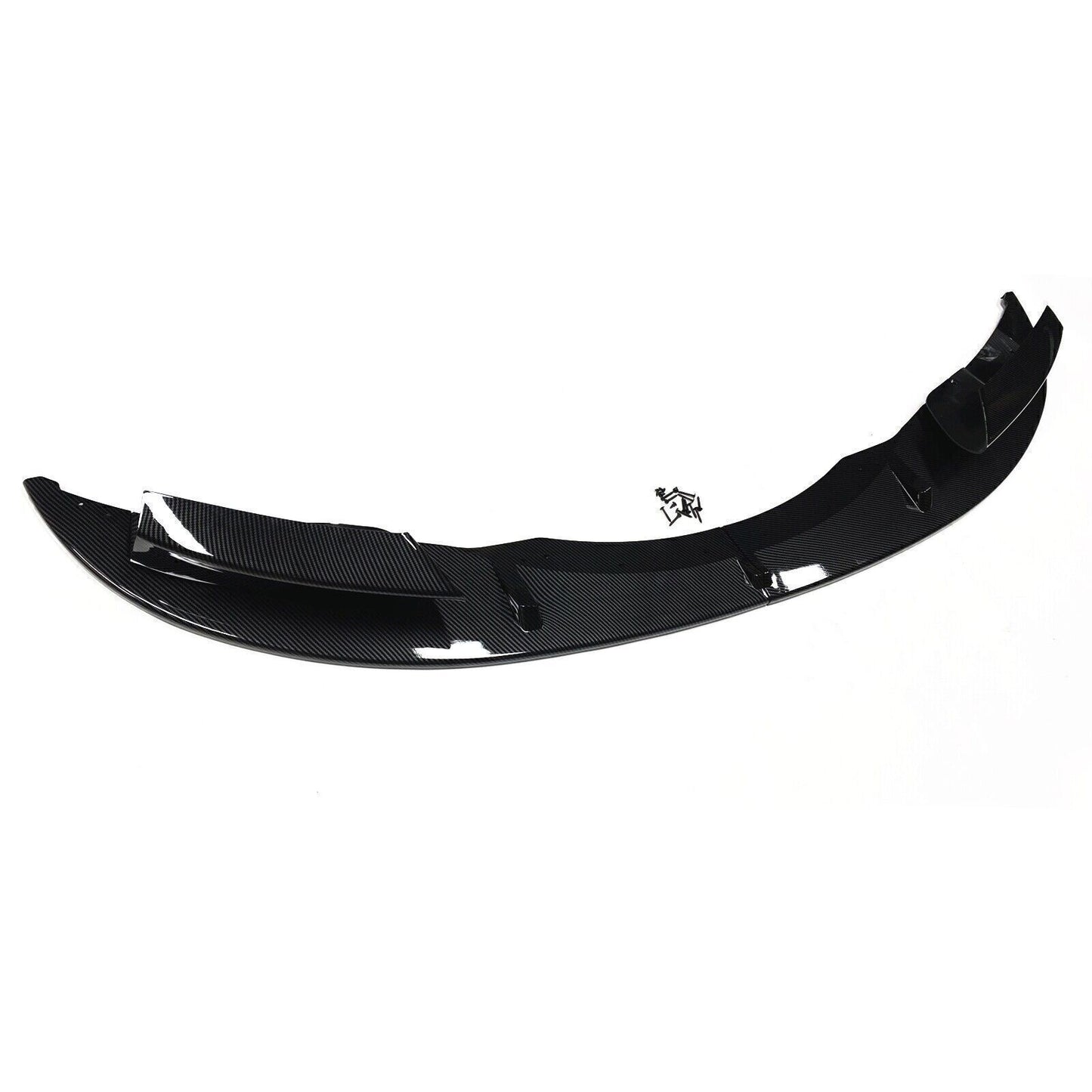 1Set Front Bumper Spoiler Wing Lip For BMW E92 M3 2007-2013 Carbon Fiber Look