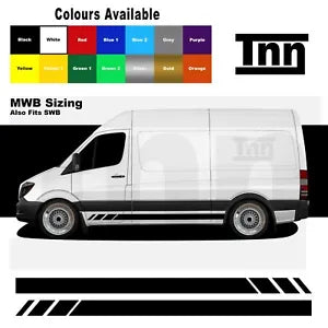 Side Stickers Stripes Graphics Decals For Mercedes Sprinter Camper Van Motorhome