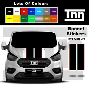 NEW LISTINGRear Stickers For Ford Transit Custom Van Stripes Racing Decals Graphics