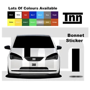 Vinyl Graphic Bonnet Stripe Stickers For Skoda Citigo VW Up! UP Seat Mii DUB