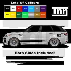 Stickers For RANGE ROVER SPORT SIDE STRIPES HSE 4X4 Decals Graphics LAND SVR