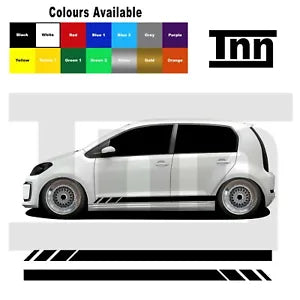 Stickers For VW Up! UP Skoda Citigo Seat Mii Stripes Decals Vinyl Graphics 3 5DR