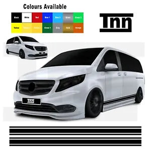 Stickers for Mercedes Vito Side Stripes  Decals Graphics Vinyl Van Sticker Pin