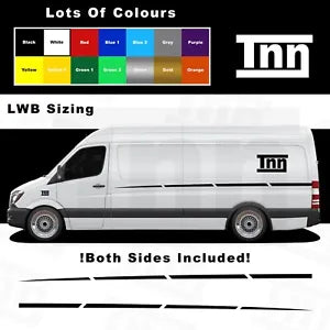 Side Stickers For Mercedes Sprinter Graphics LWB Stripes Camper Van Motorhome