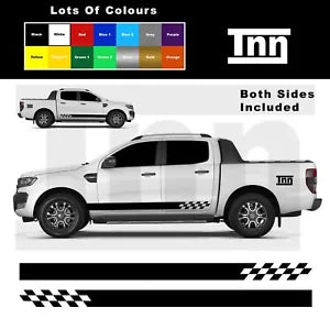 For Ford Ranger Stickers Raptor Side Stripes Sticker Decals 4x4 Off-Road Vinyls