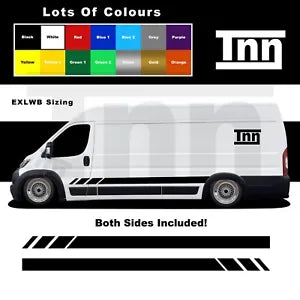 STICKERS to fit CITROEN RELAY L4 EXLWB GRAPHICS STRIPES DAY VAN CAMPER MOTORHOME