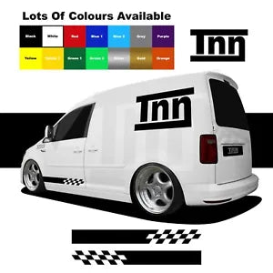 For Caddy VW Volkswagen Sticker Decal Vinyl Camper DUB Side Stripe Stickers DUB