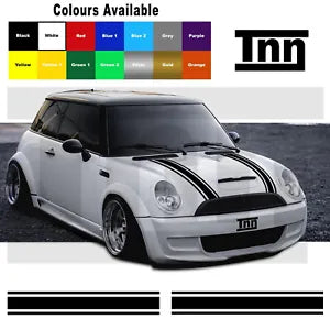 Bonnet Stickers For MINI One MINI Cooper Sticker Vinyl Graphics Decals Livery  A